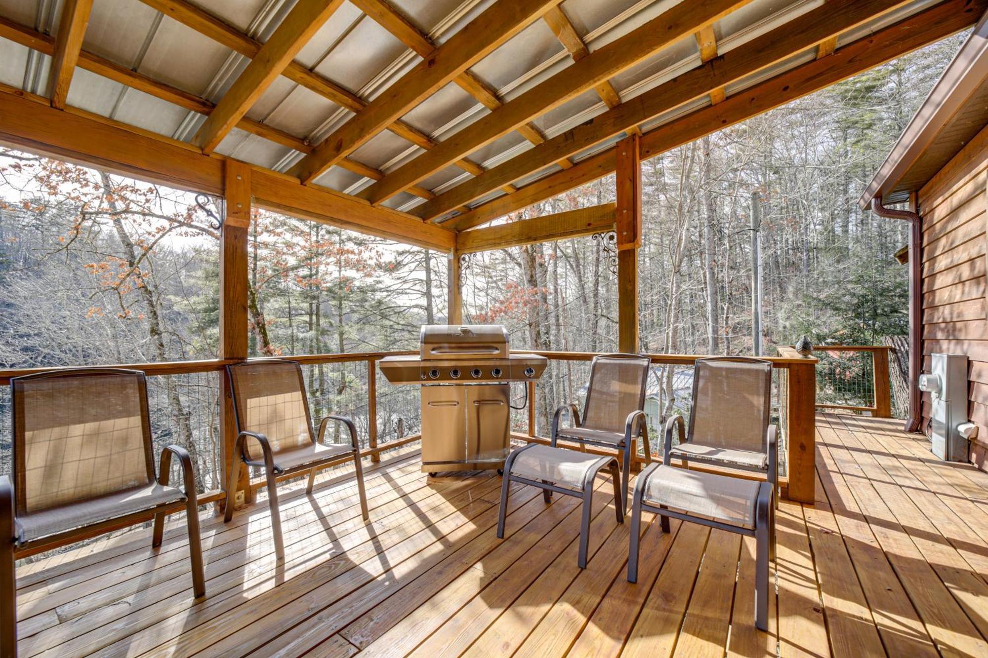 Lakeside Cashiers Cabin With Private Boat Dock! Cullowhee Zewnętrze zdjęcie