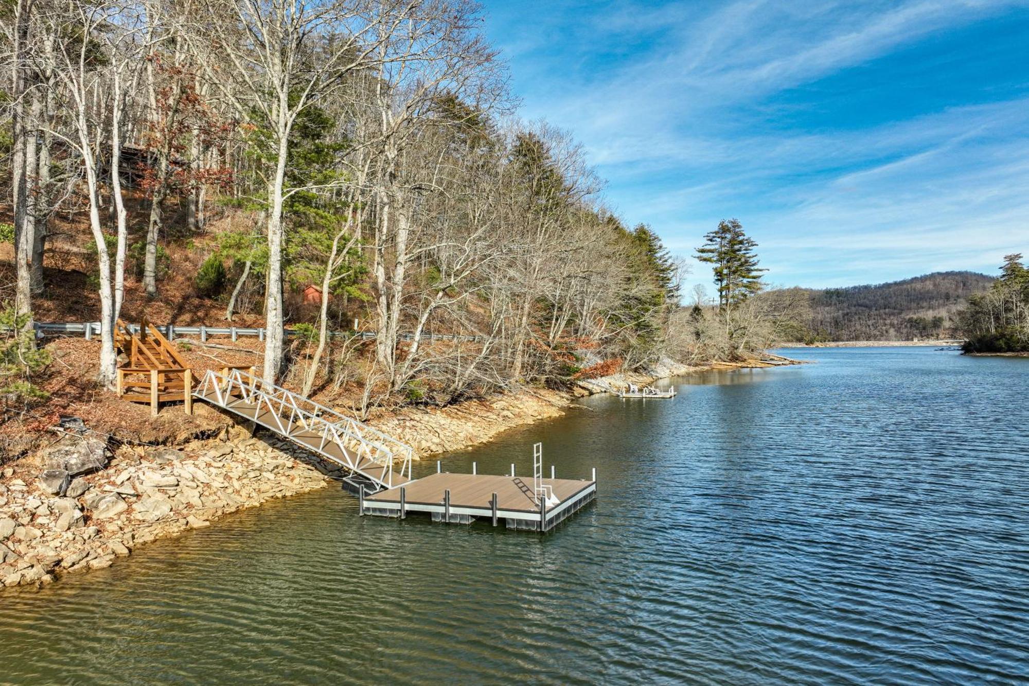 Lakeside Cashiers Cabin With Private Boat Dock! Cullowhee Zewnętrze zdjęcie