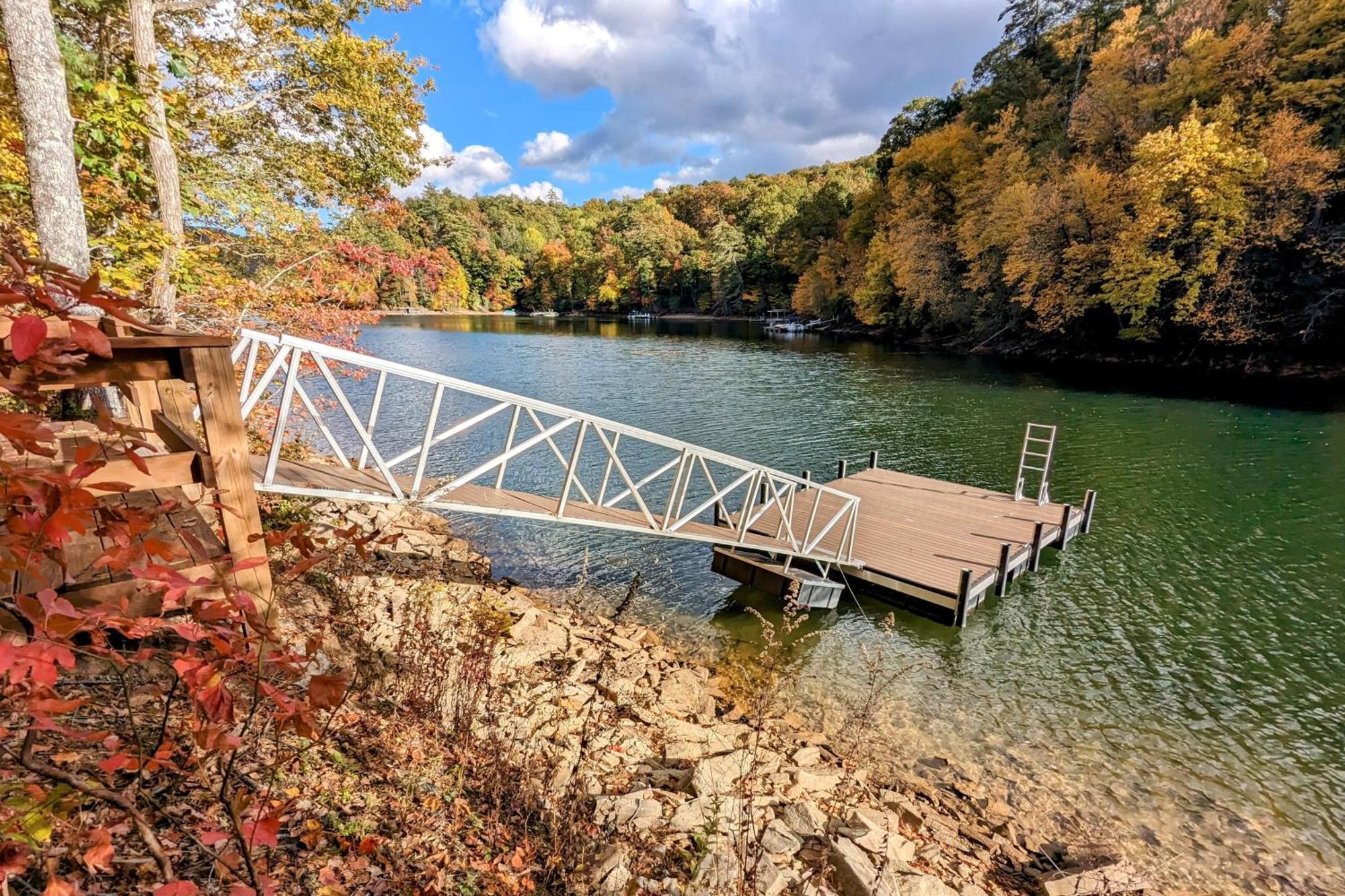 Lakeside Cashiers Cabin With Private Boat Dock! Cullowhee Zewnętrze zdjęcie